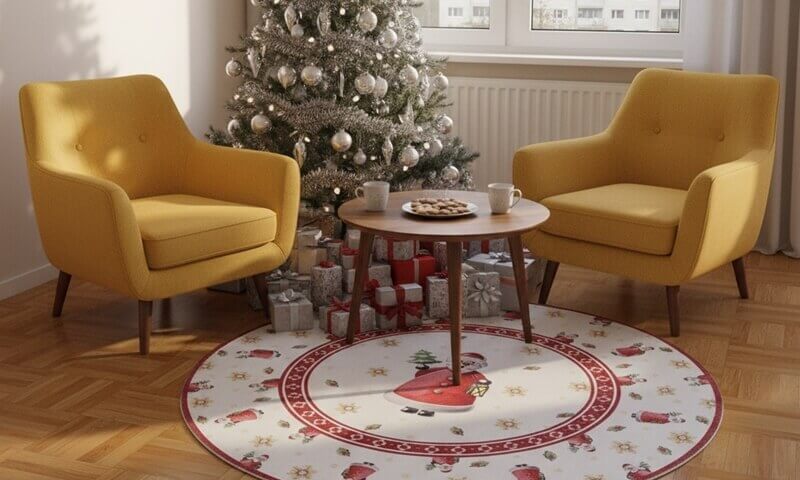 Kusový koberec Villeroy & Boch Toy's delight 106273 Cream, Red kruh